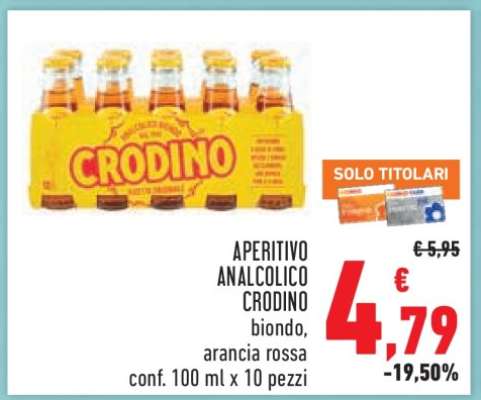 APERITIVO ANALCOLICO CRODINO