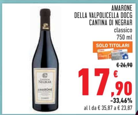 Amarone della Valpolicella DOCG Cantina di Negrar