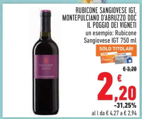 Rubicone Sangiovese IGT, Montepulciano d’Abruzzo DOC Il Poggio dei Vigneti