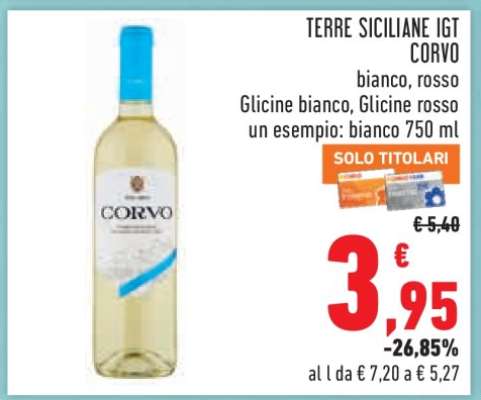 Terre Siciliane IGT Corvo