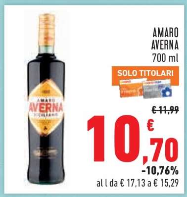 AMARO AVERNA 700 ml