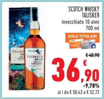 Scotch Whisky Talisker