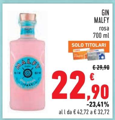 GIN MALFY rosa 700 ml