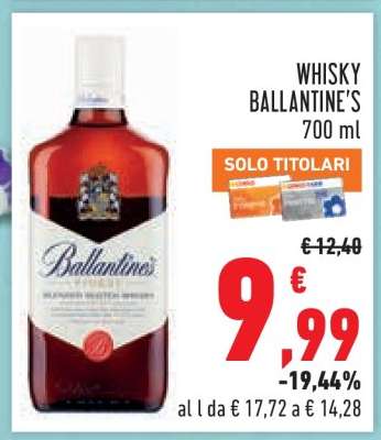 WHISKY BALLANTINE'S 700 ml