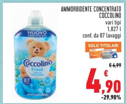 Ammorbidente Concentrato Coccolino