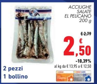 ACCIUGHE SALATE EL PELICANO 200 g