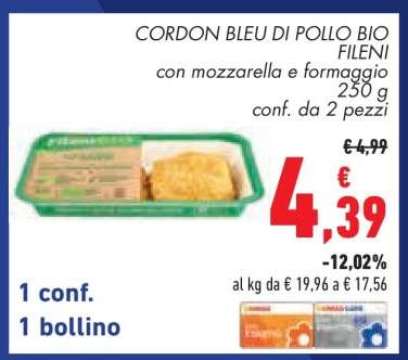CORDON BLEU DI POLLO BIO FILENI