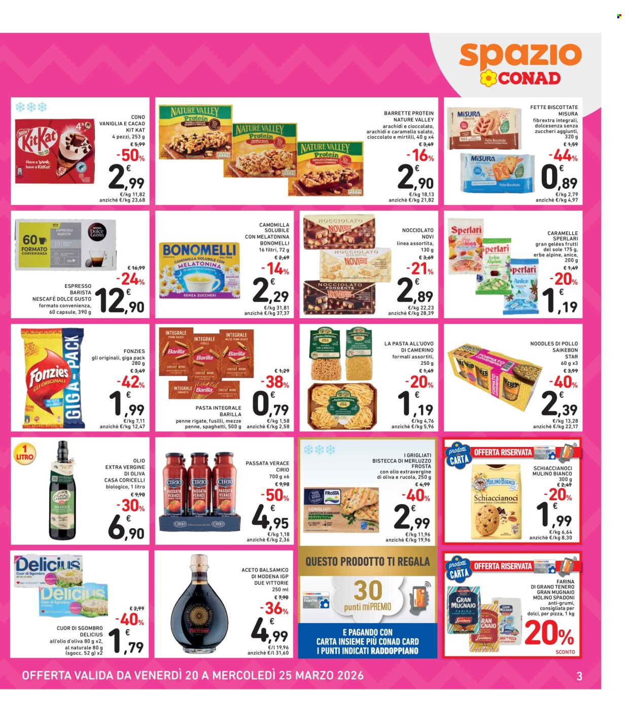 Volantino Spazio Conad - 20/3/2026 - 25/3/2026. Pagina 3