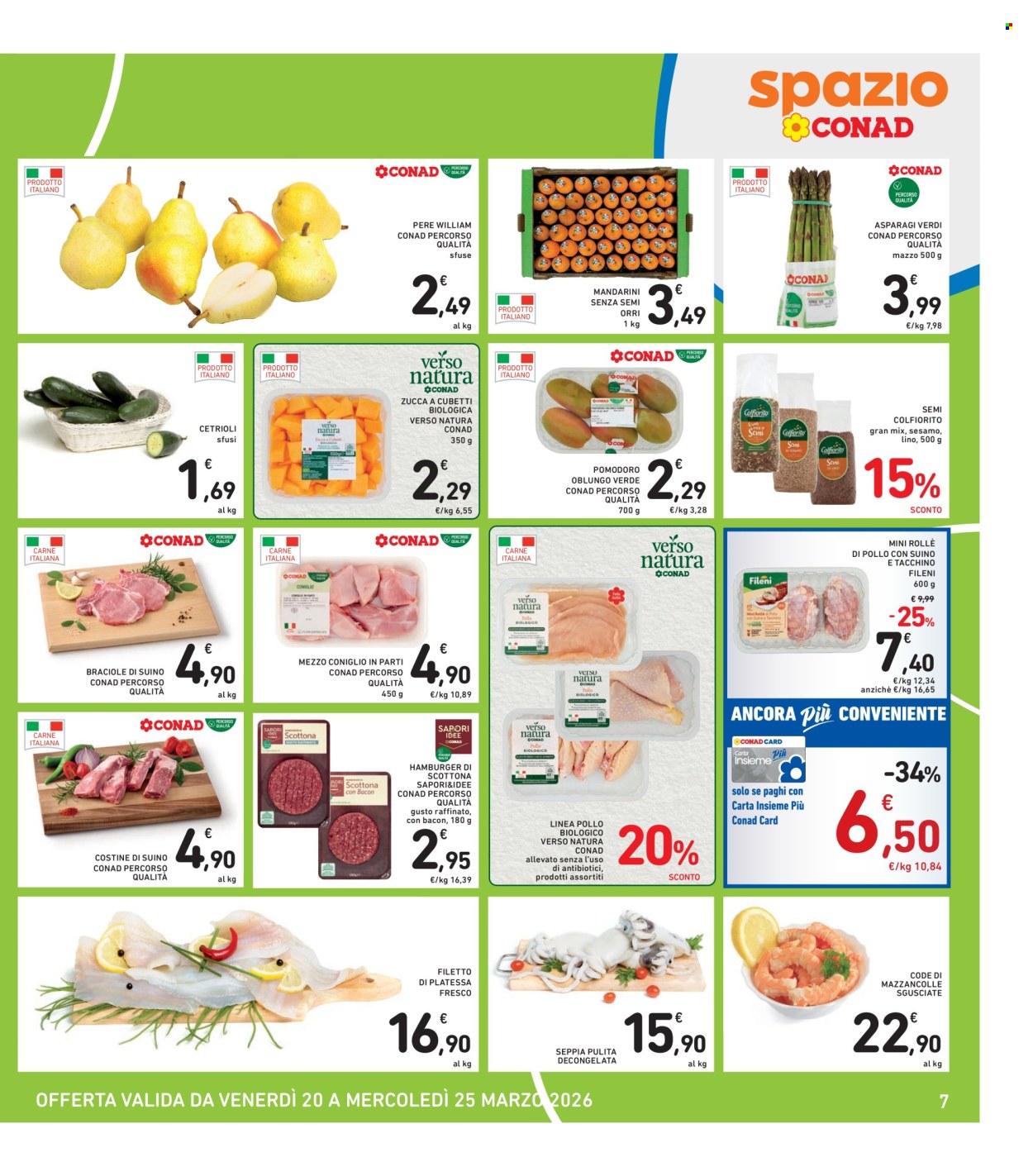 Volantino Spazio Conad - 20/3/2026 - 25/3/2026. Pagina 7