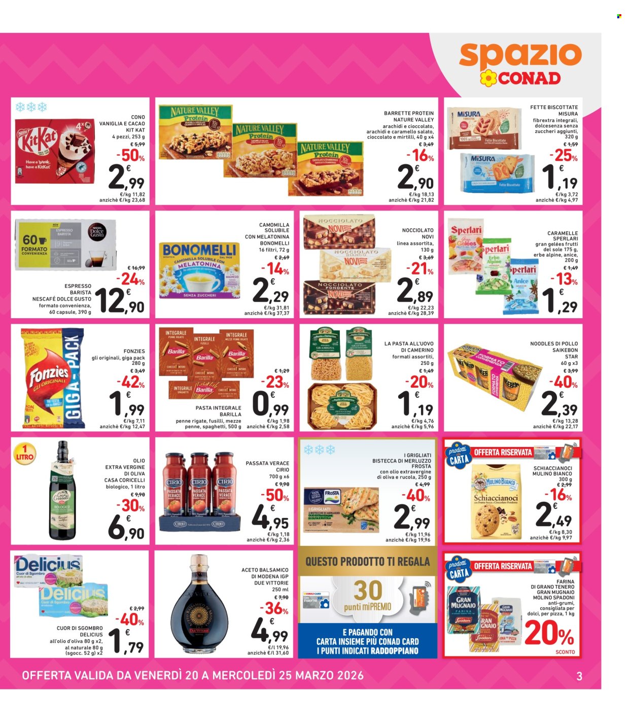 Volantino Spazio Conad - 20/3/2026 - 25/3/2026. Pagina 3