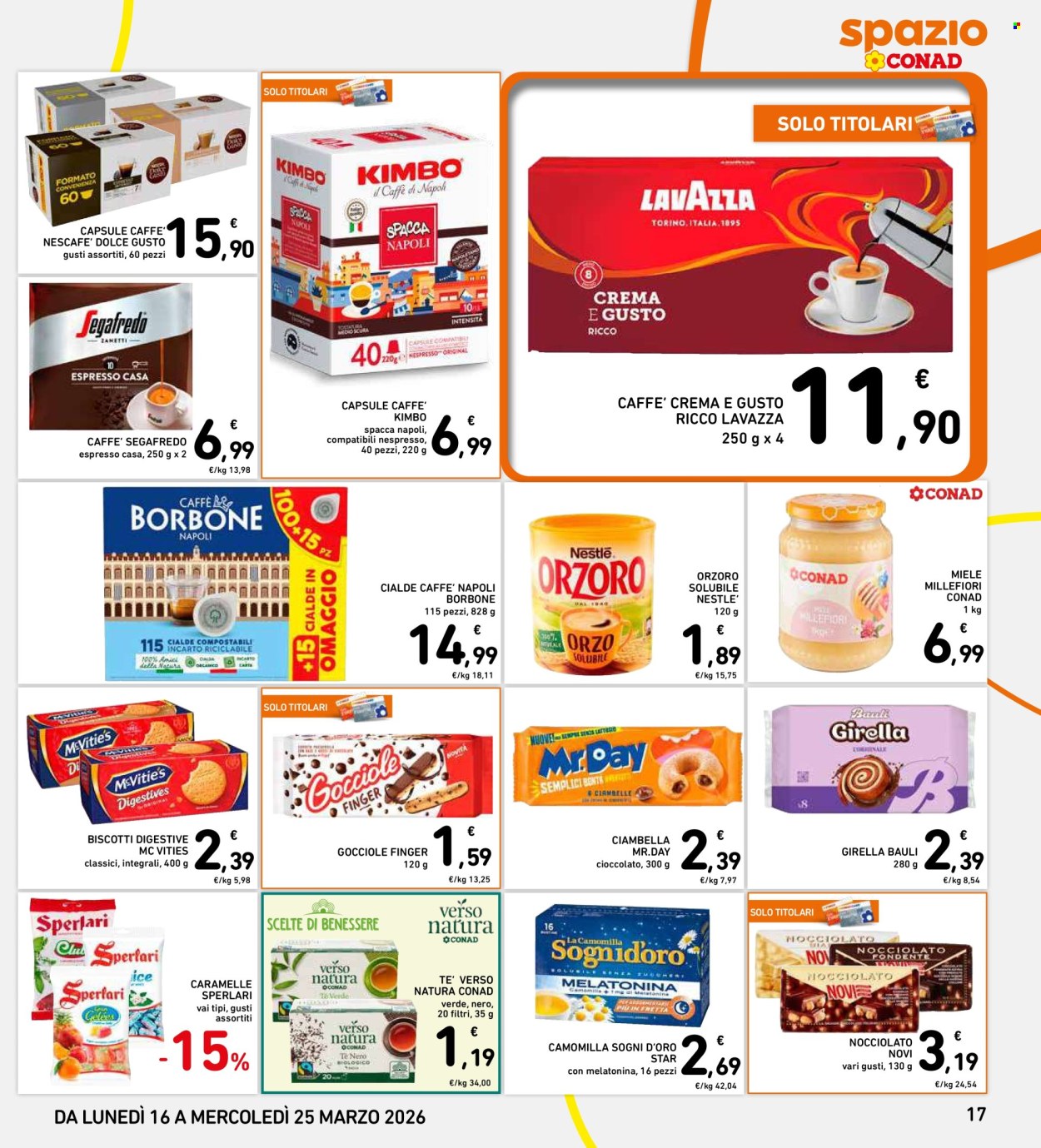 Volantino Spazio Conad - 16/3/2026 - 25/3/2026. Pagina 17