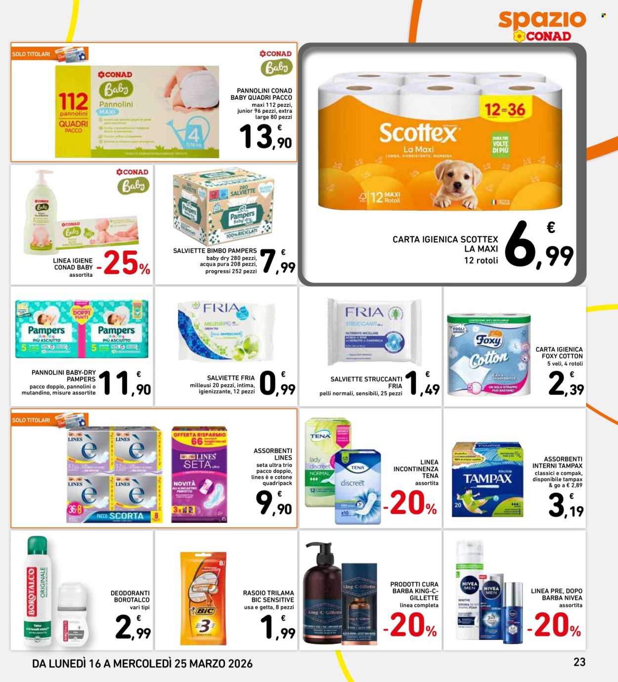 Volantino Spazio Conad - 16/3/2026 - 25/3/2026. Pagina 23