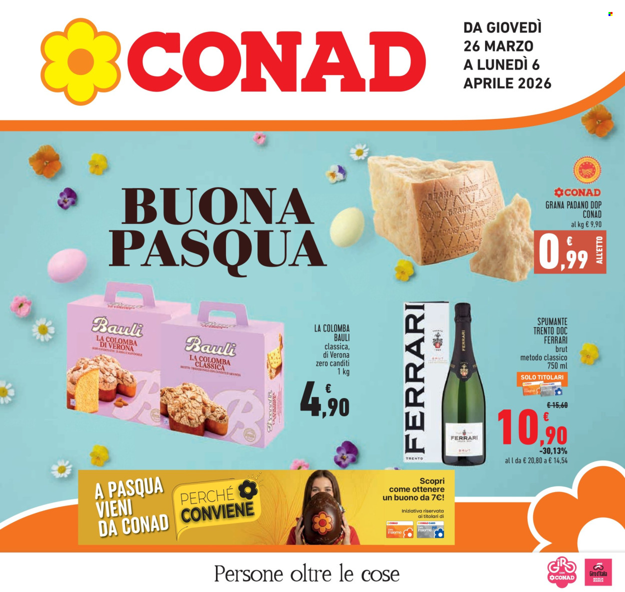Volantino Conad - 26/3/2026 - 6/4/2026. Pagina 1