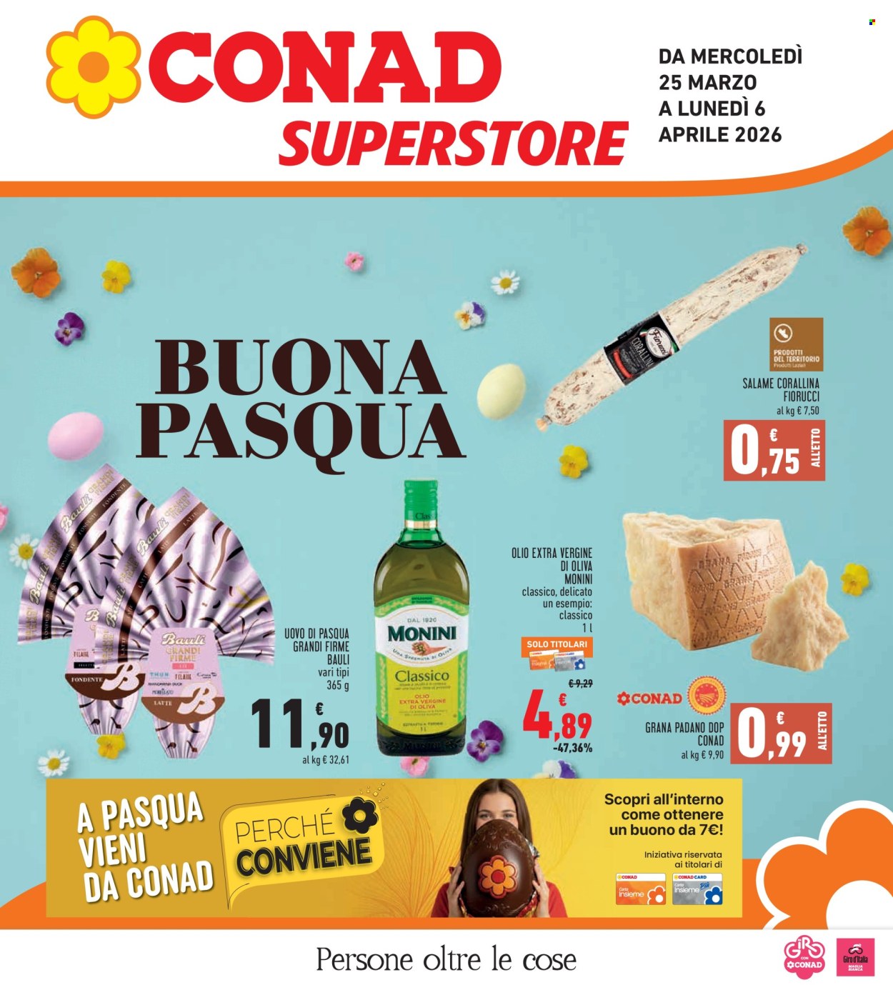 Volantino Conad - 25/3/2026 - 6/4/2026. Pagina 1