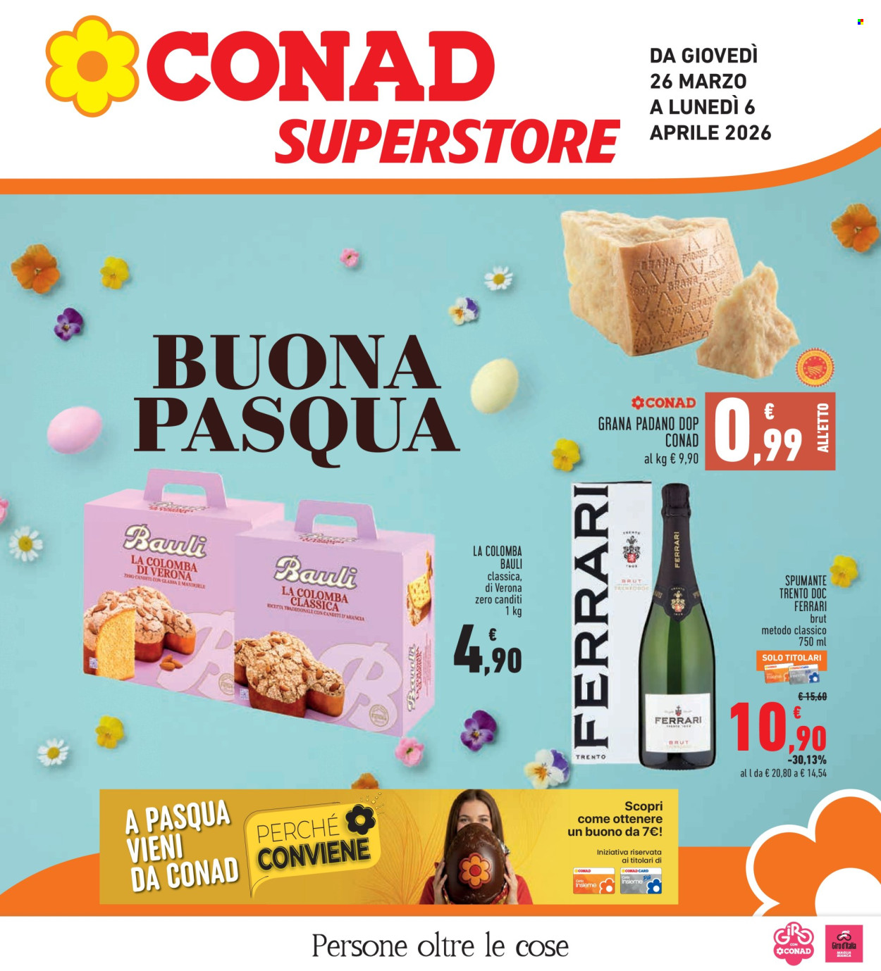 Volantino Conad - 26/3/2026 - 6/4/2026. Pagina 1
