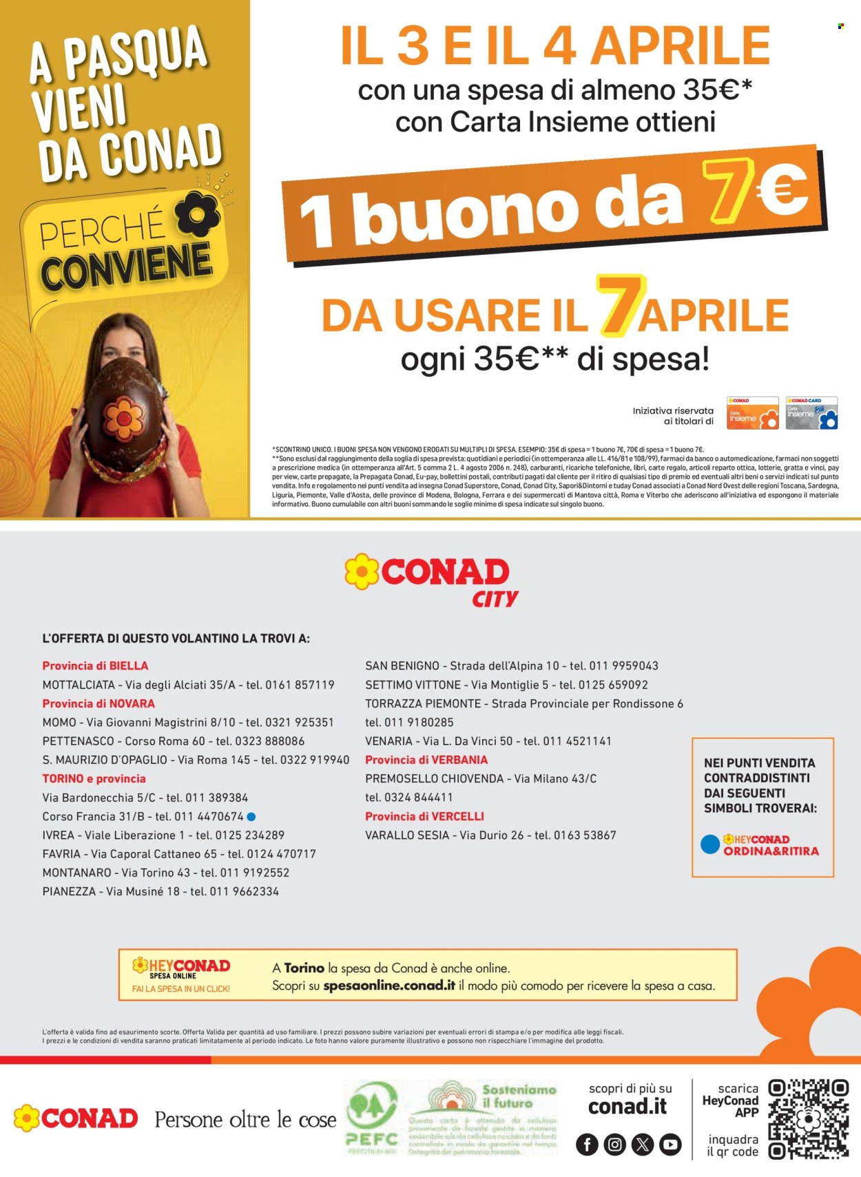 Volantino Conad - 26/3/2026 - 6/4/2026. Pagina 20