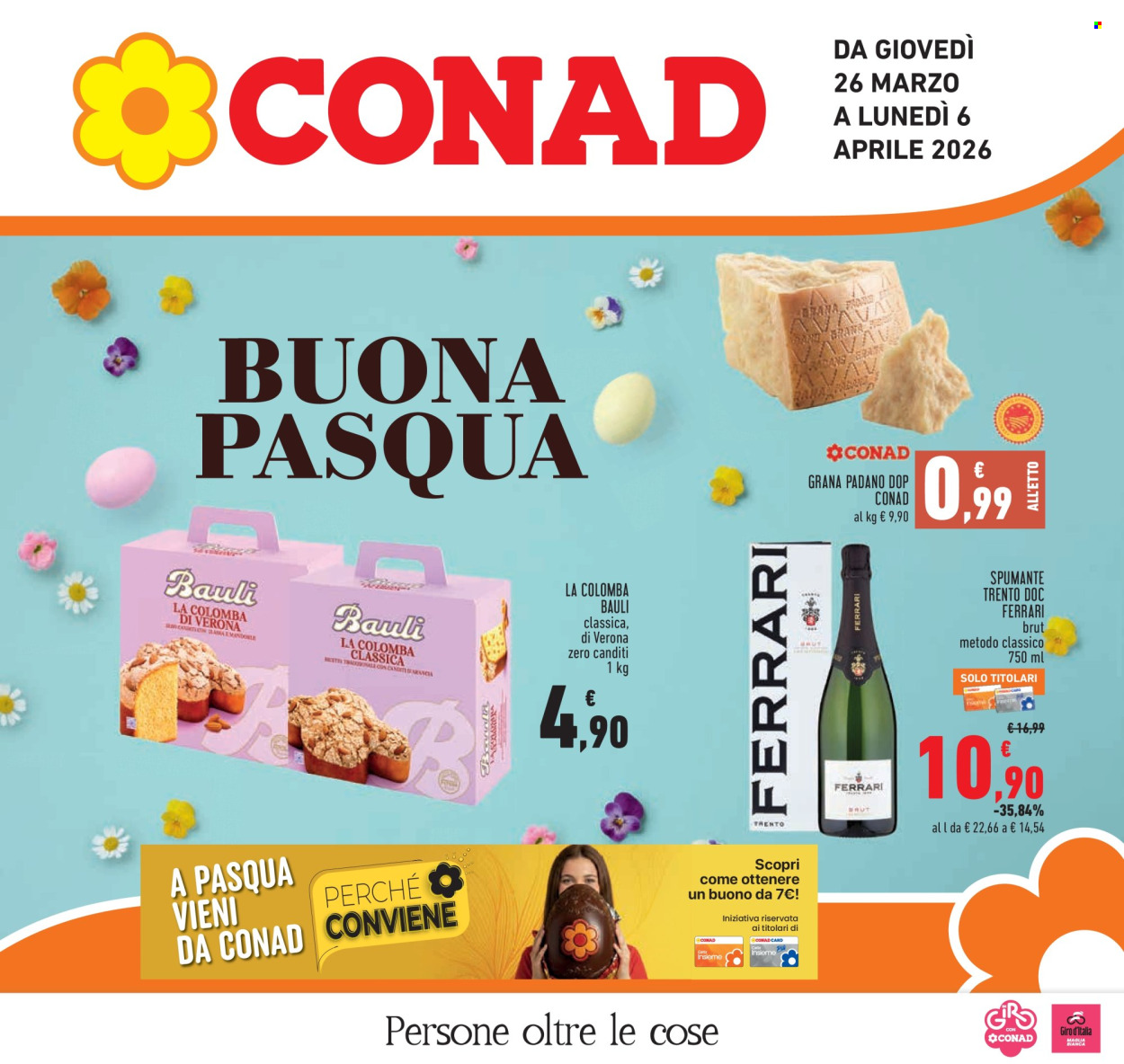 Volantino Conad - 26/3/2026 - 6/4/2026. Pagina 1