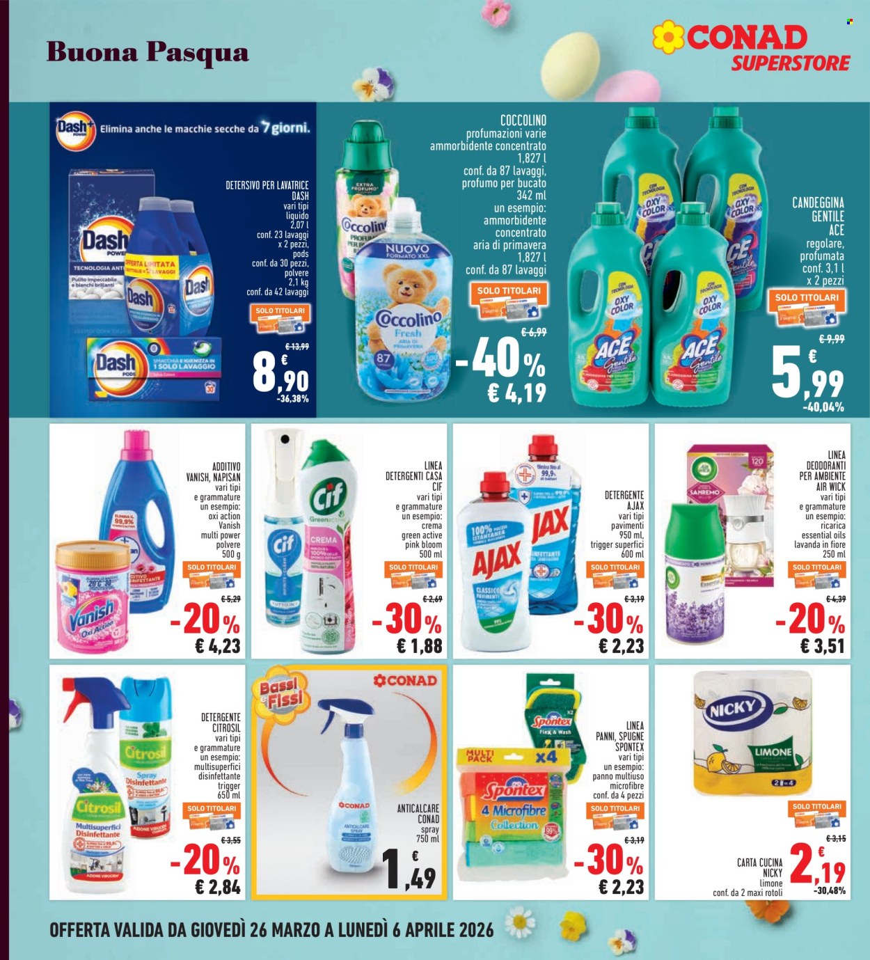 Volantino Conad Superstore - 26/3/2026 - 6/4/2026. Pagina 28