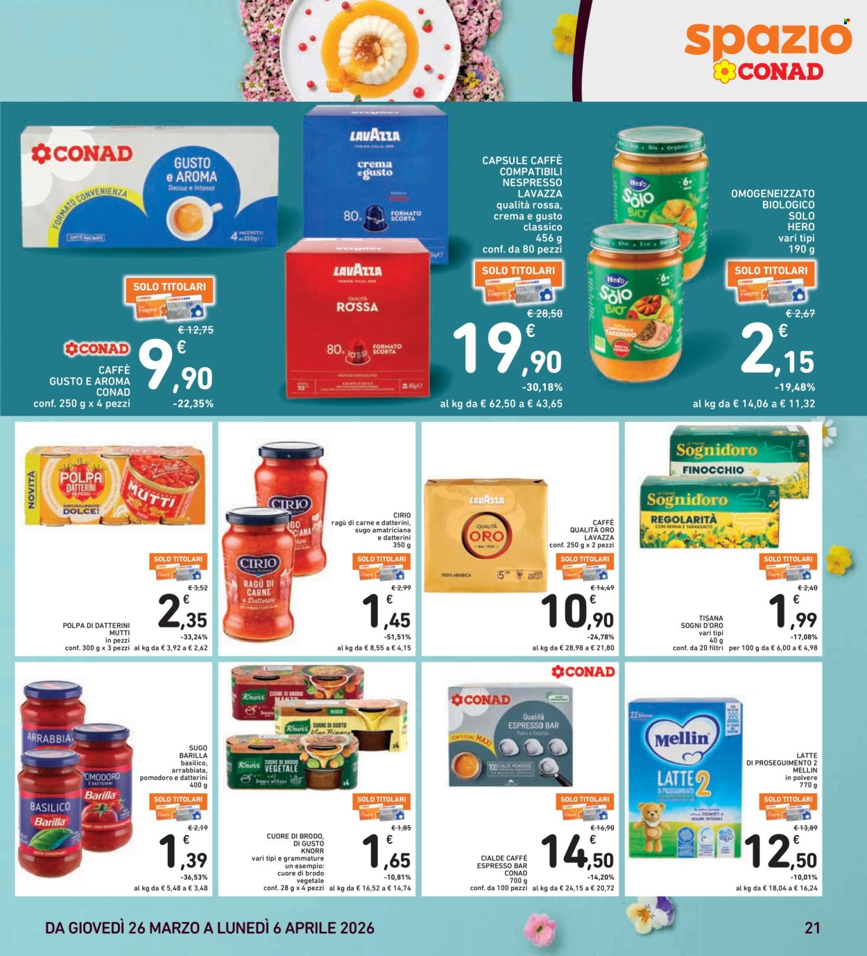 Volantino Spazio Conad - 26/3/2026 - 6/4/2026. Pagina 21