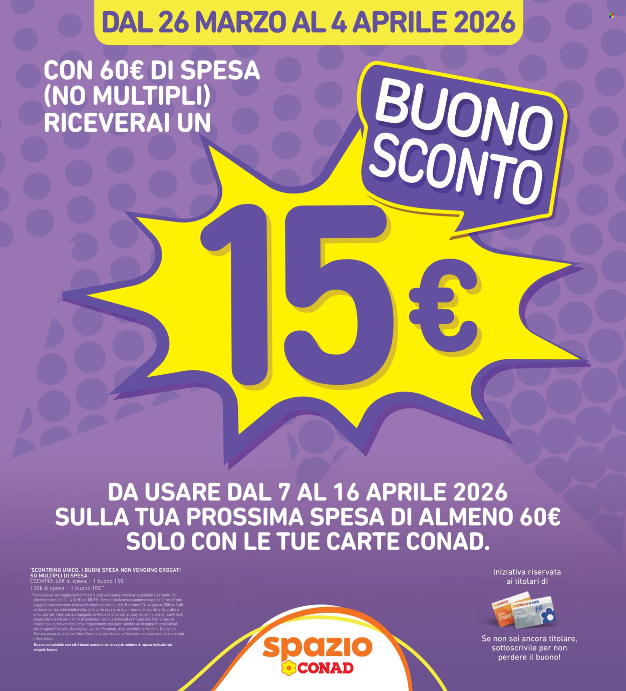 Volantino Spazio Conad - 26/3/2026 - 6/4/2026. Pagina 2