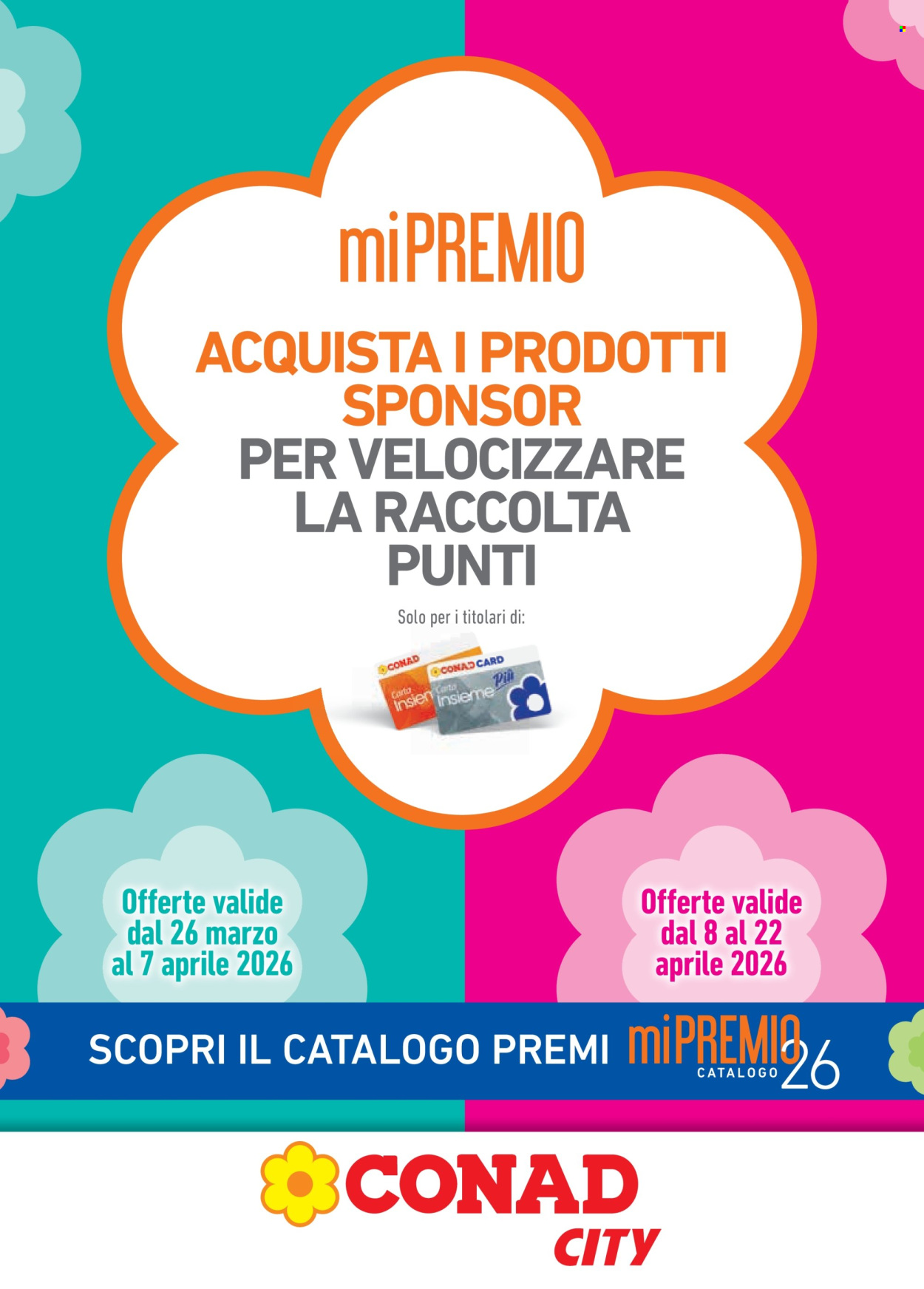 Volantino Conad - 26/3/2026 - 22/4/2026. Pagina 1