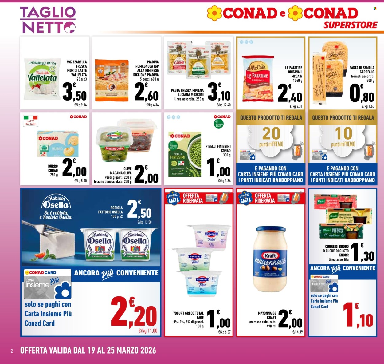 Volantino Conad Superstore - 19/3/2026 - 25/3/2026. Pagina 2