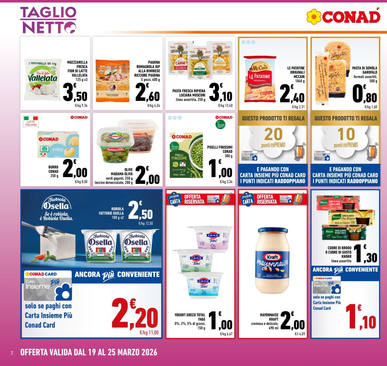 Volantino Conad - 19/3/2026 - 25/3/2026. Pagina 2