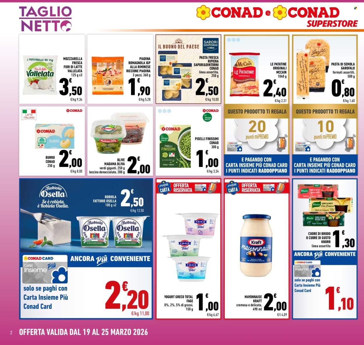 Volantino Conad Superstore - 19/3/2026 - 25/3/2026. Pagina 2