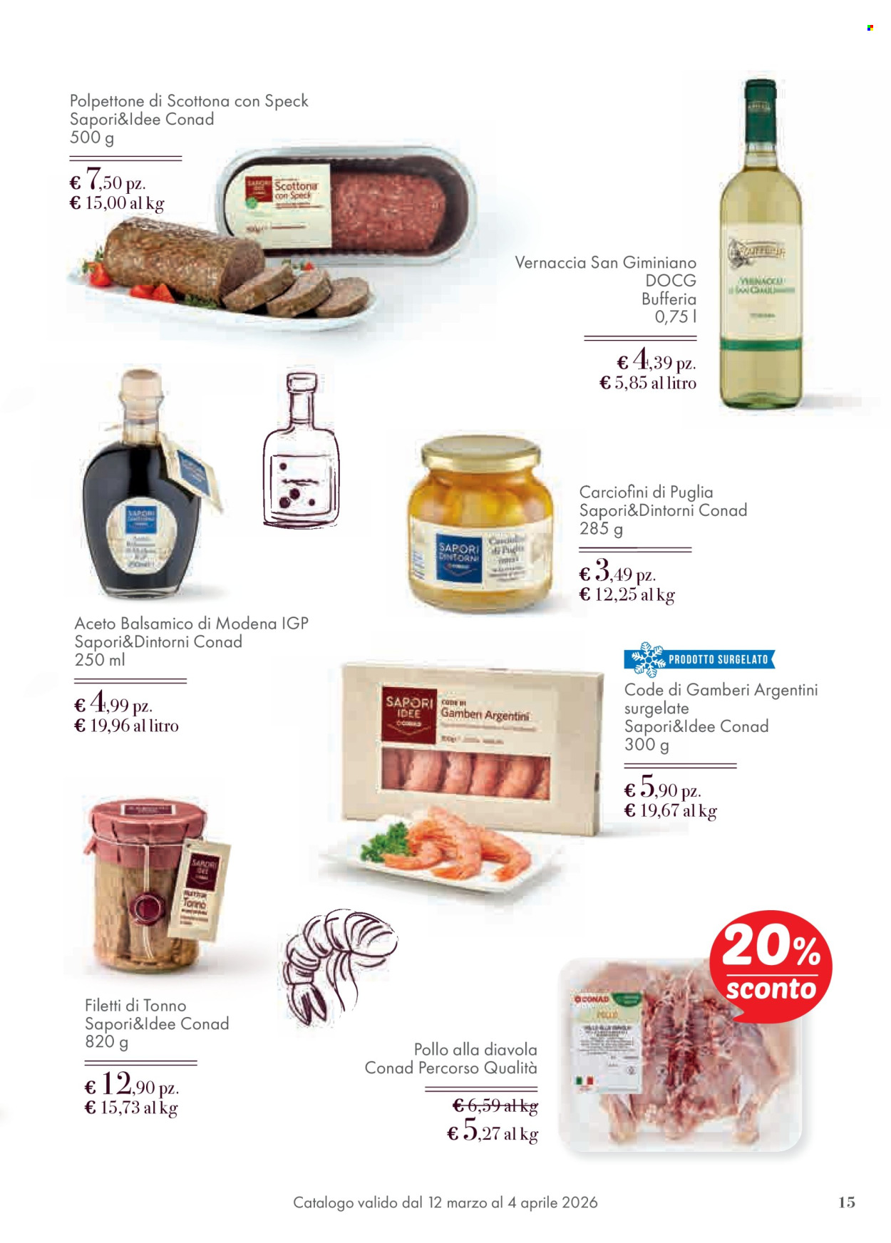 Volantino Conad - 12/3/2026 - 4/4/2026. Pagina 15