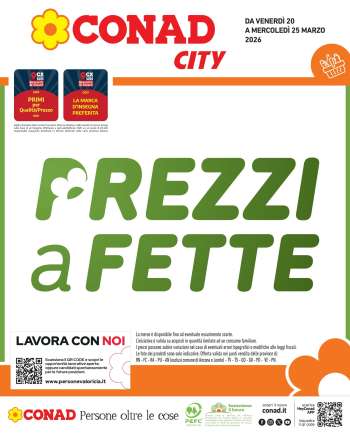 Volantino Conad City - 20/3/2026 - 25/3/2026.