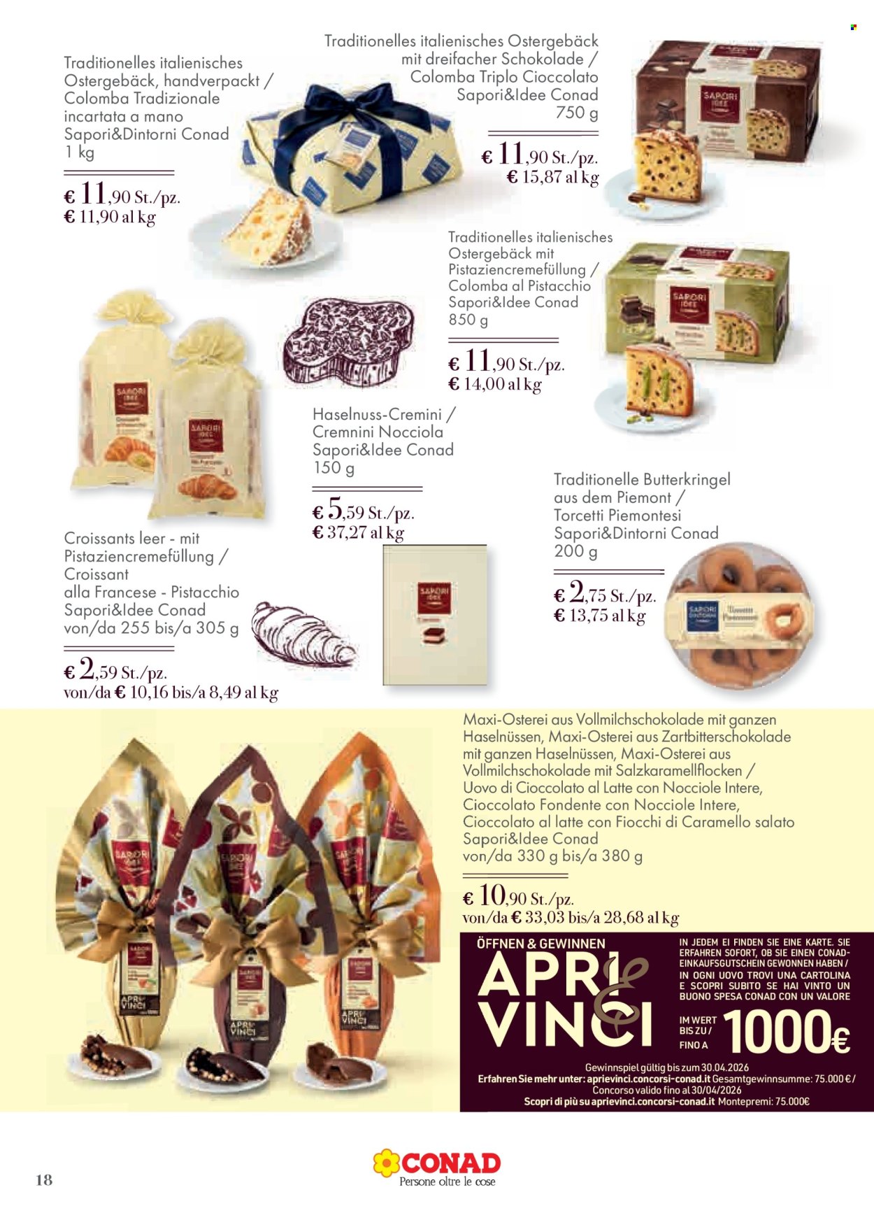 Volantino Conad - 12/3/2026 - 4/4/2026. Pagina 18