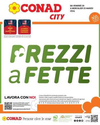 Volantino Conad City - 20/3/2026 - 25/3/2026.