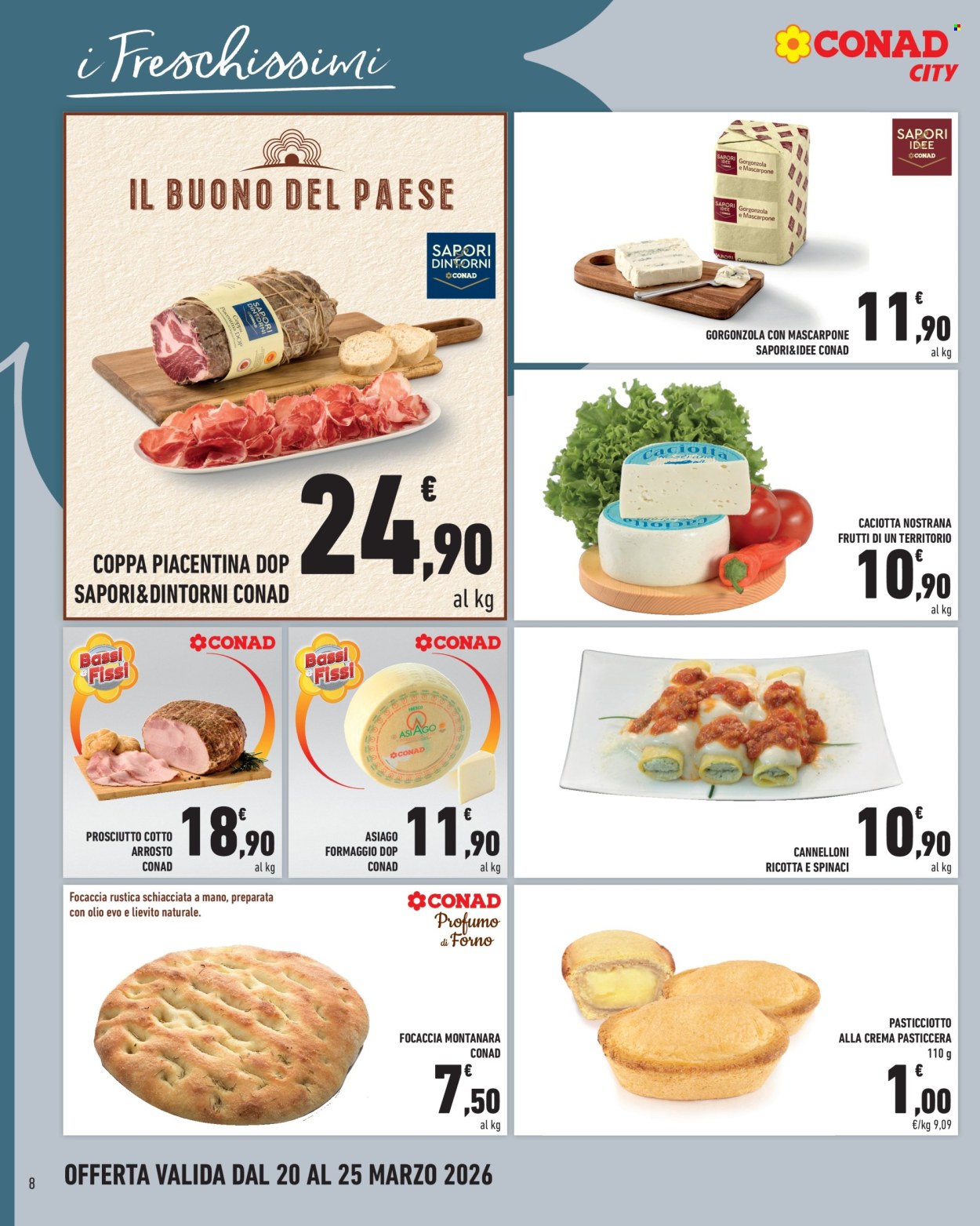Volantino Conad City - 20/3/2026 - 25/3/2026. Pagina 8