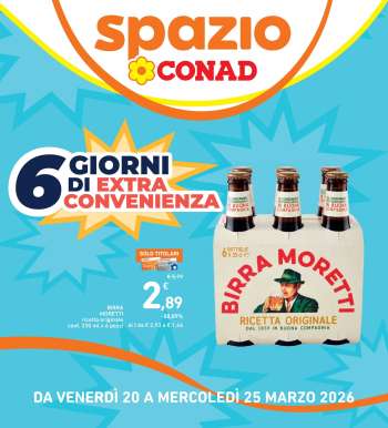 Volantino Spazio Conad - 20/3/2026 - 25/3/2026.
