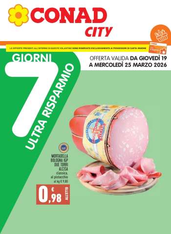 Volantino Conad City - 19/3/2026 - 25/3/2026.