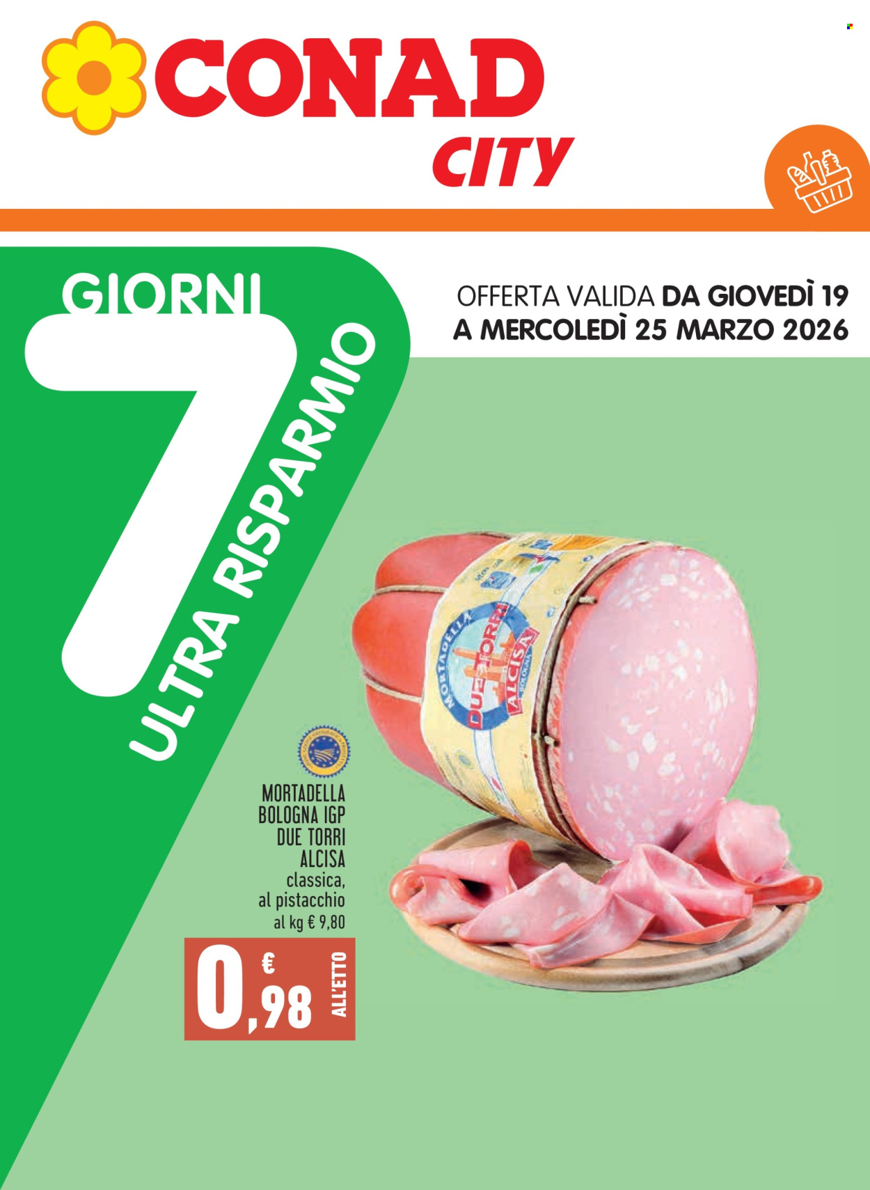Volantino Conad - 19/3/2026 - 25/3/2026. Pagina 1