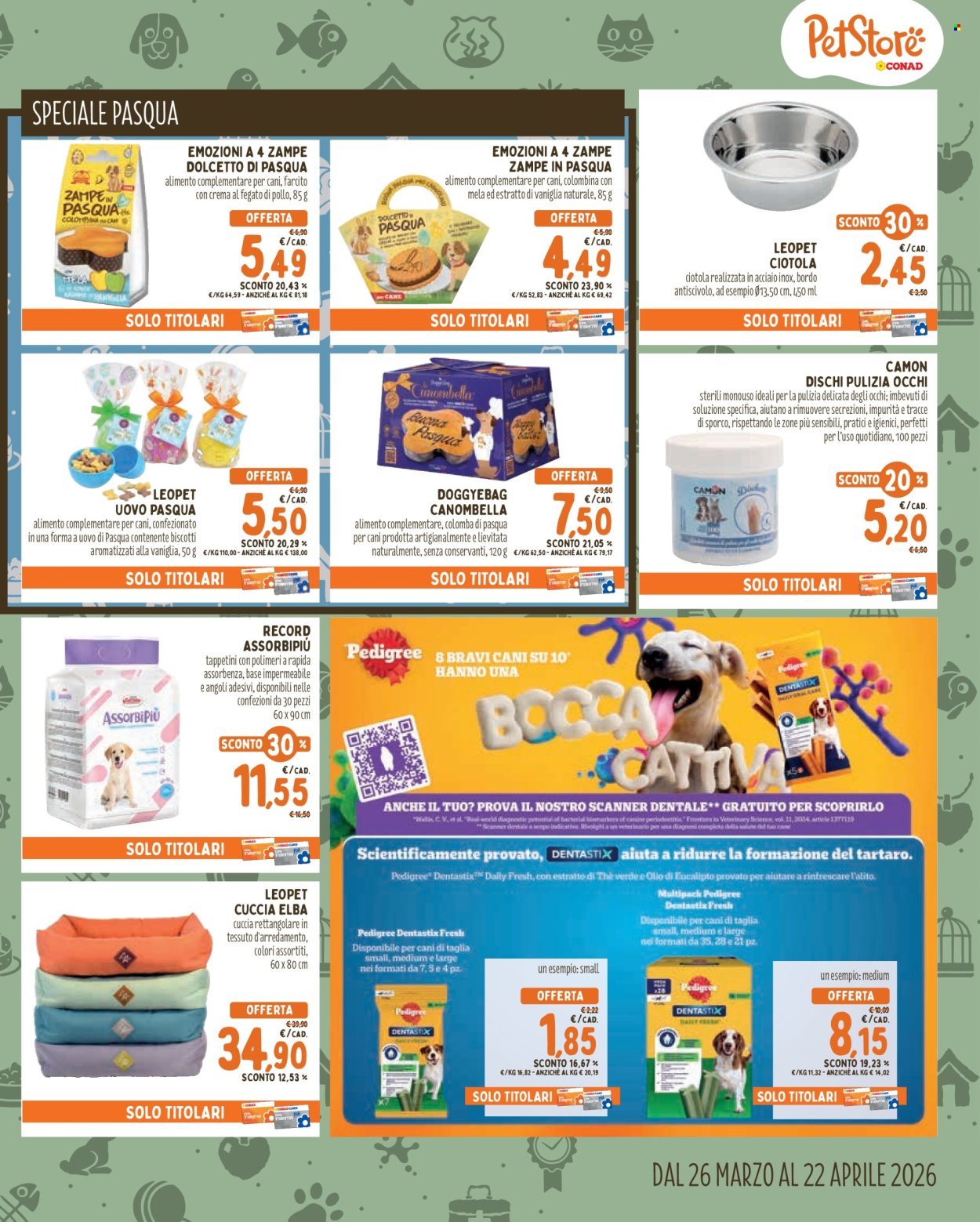 Volantino Pet Store Conad - 26/3/2026 - 22/4/2026. Pagina 3