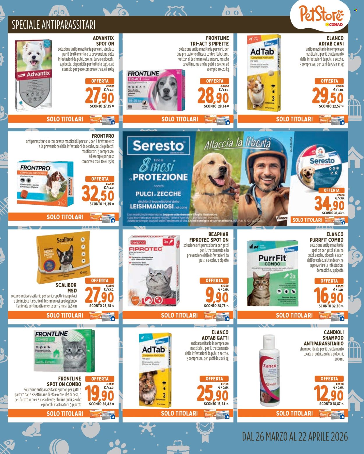 Volantino Pet Store Conad - 26/3/2026 - 22/4/2026. Pagina 7