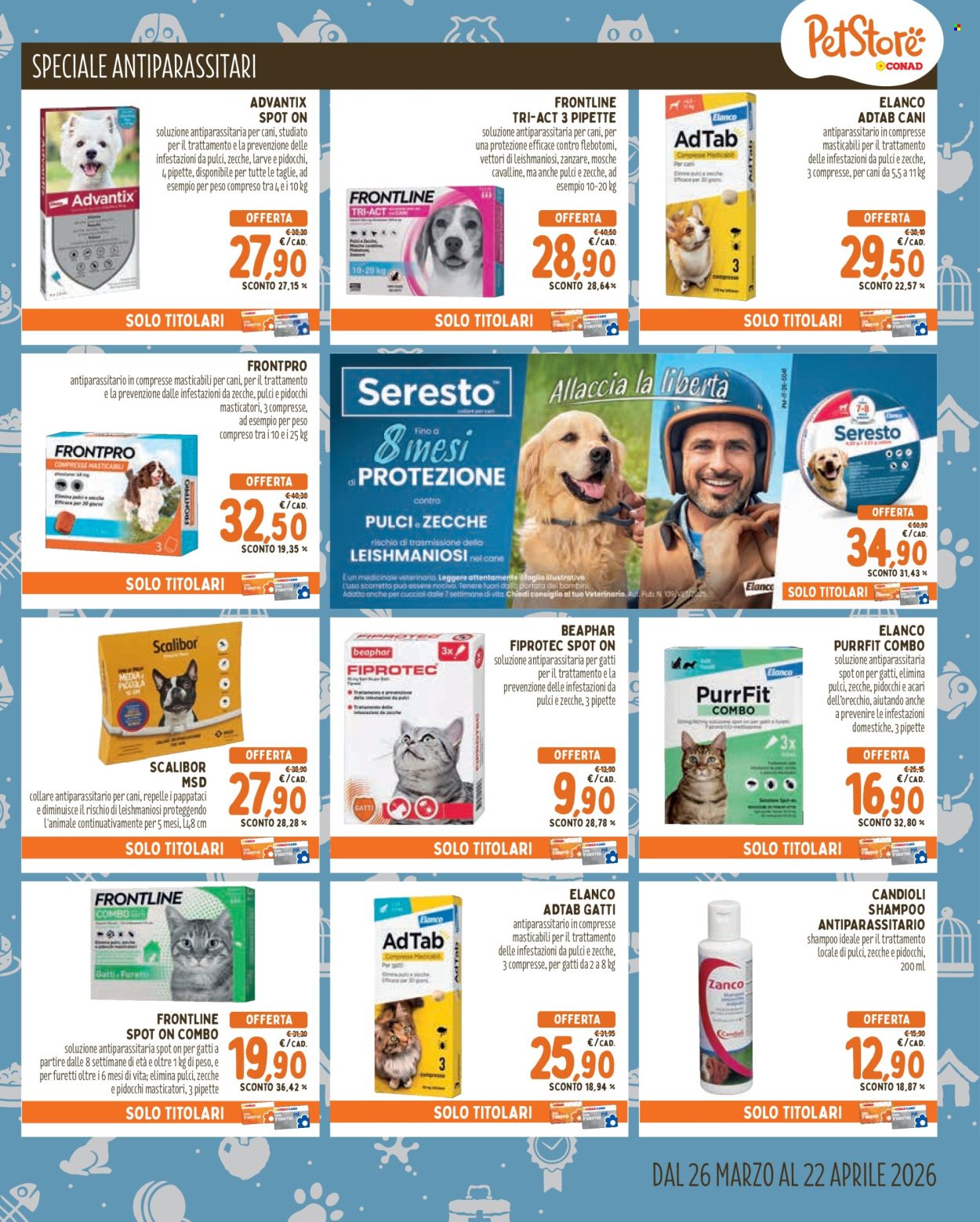 Volantino Pet Store Conad - 26/3/2026 - 22/4/2026. Pagina 7