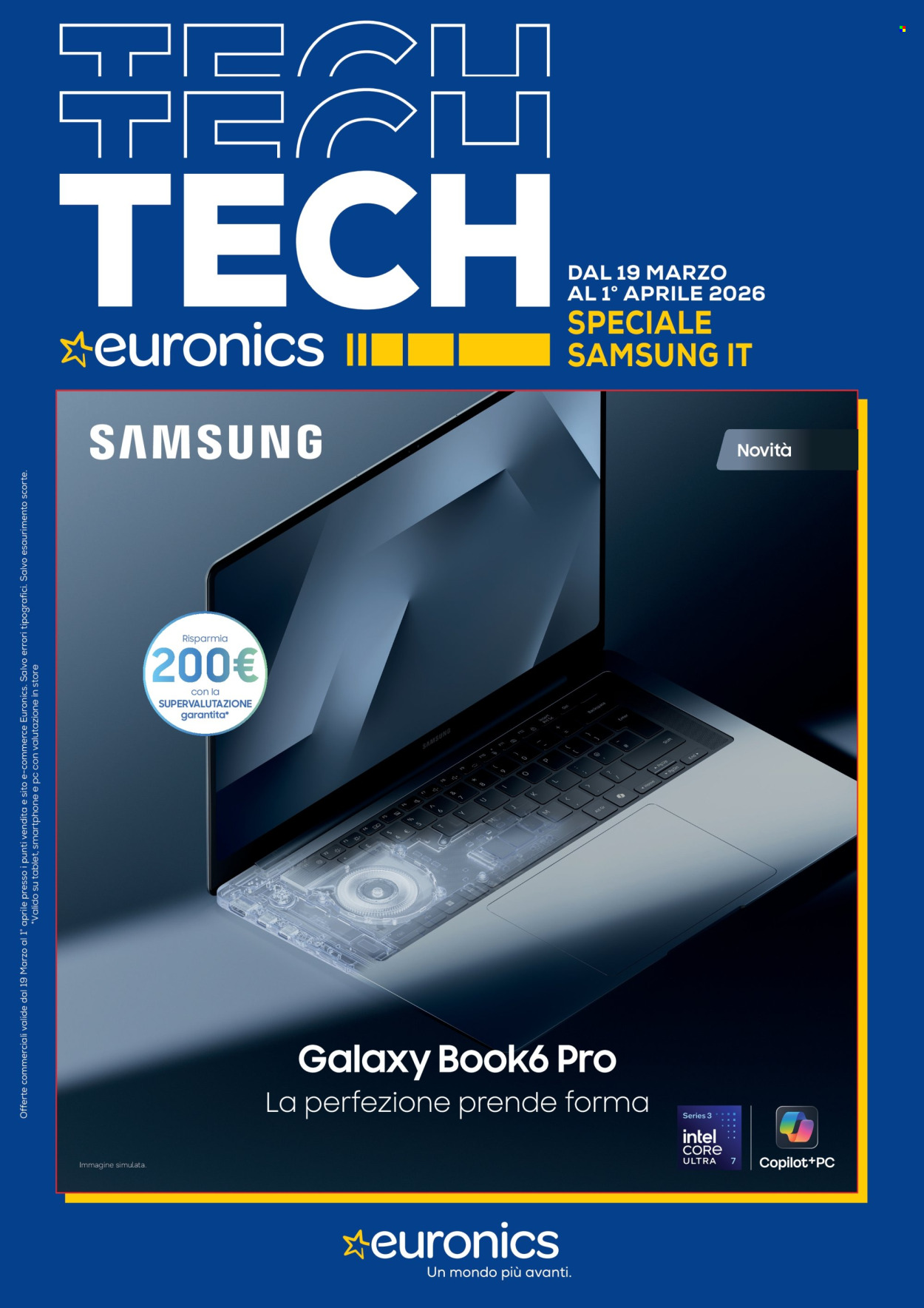Volantino Euronics - 19/3/2026 - 1/4/2026. Pagina 1