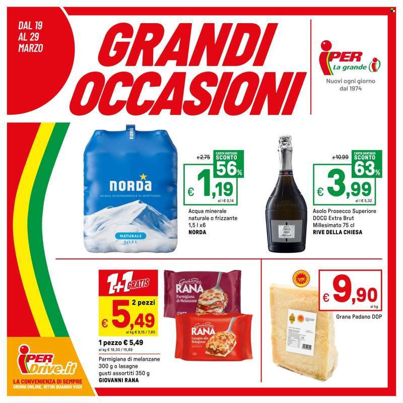 Volantino Iper, La grande i - 19/3/2026 - 29/3/2026.