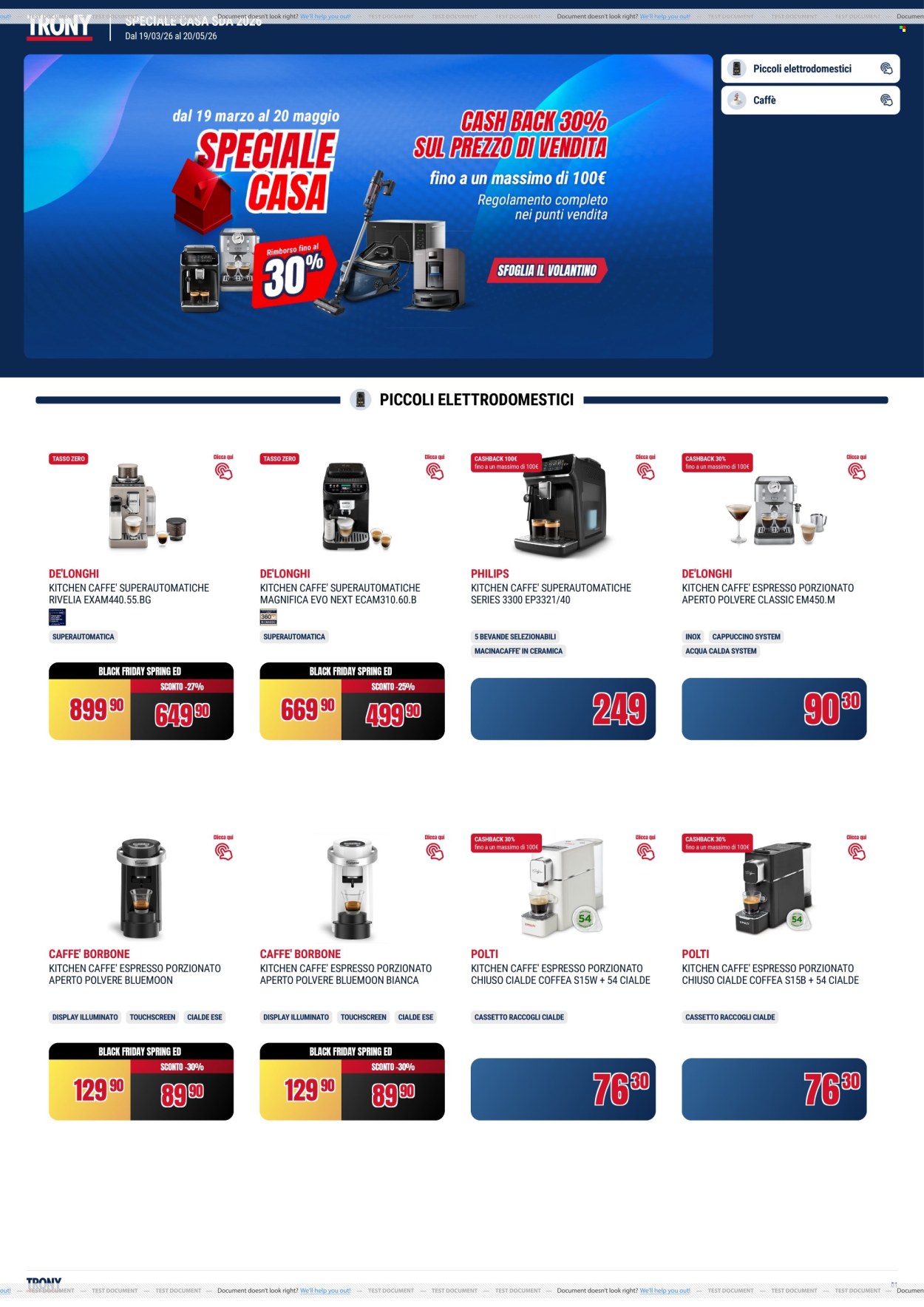 Volantino Trony - 19/3/2026 - 20/5/2026. Pagina 1