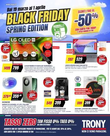 Volantino Trony - 19/3/2026 - 1/4/2026.