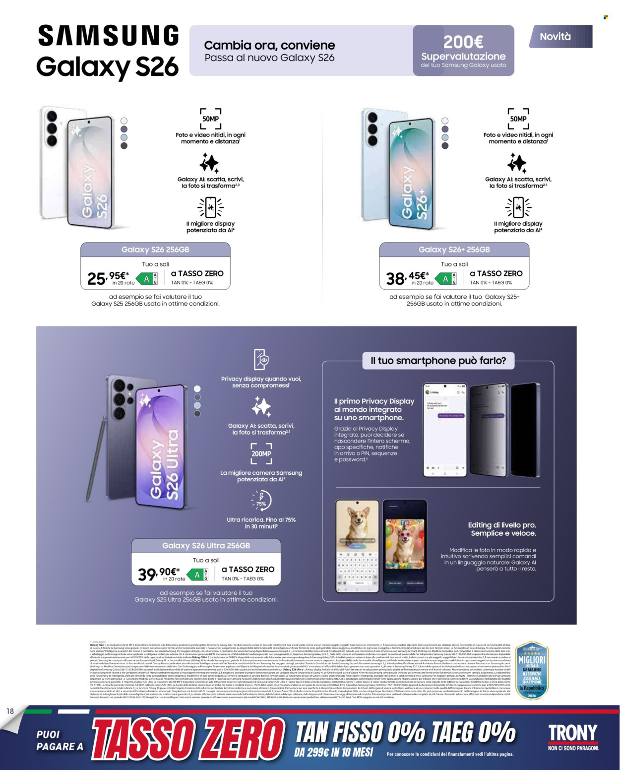 Volantino Trony - 19/3/2026 - 1/4/2026. Pagina 17