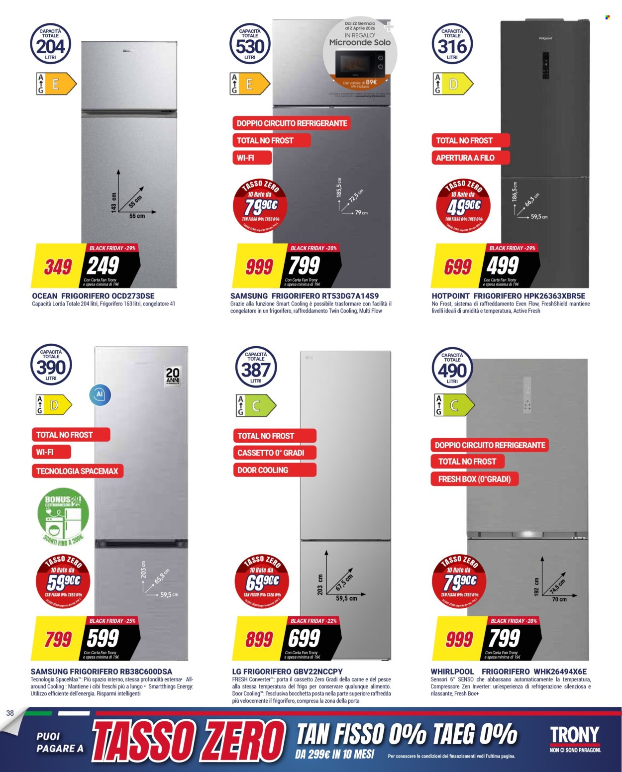 Volantino Trony - 19/3/2026 - 1/4/2026. Pagina 37