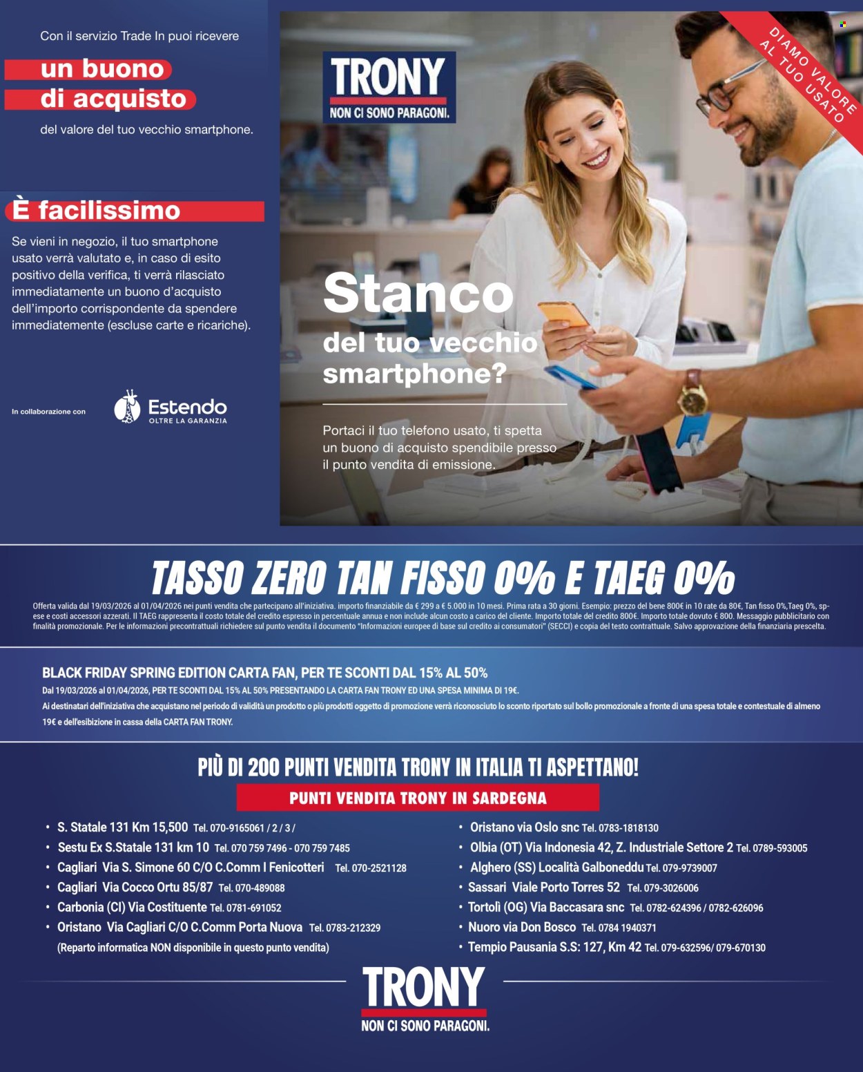 Volantino Trony - 19/3/2026 - 1/4/2026. Pagina 40