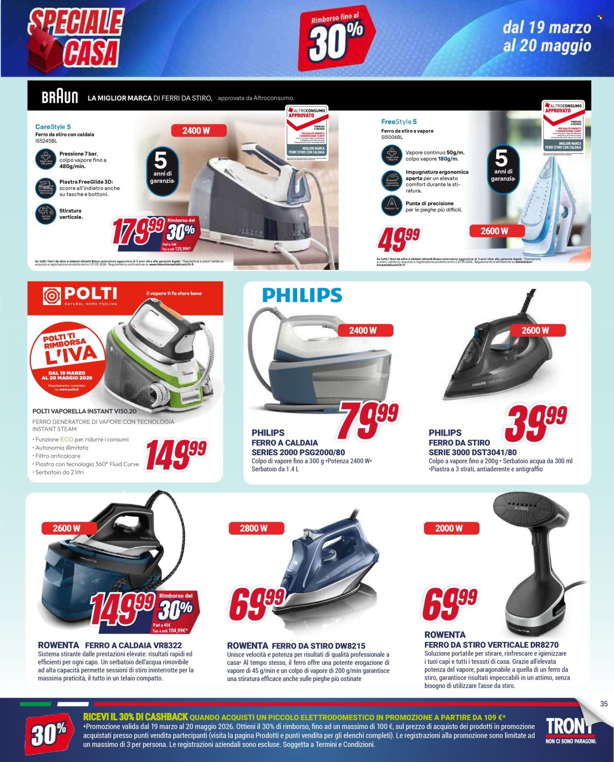 Volantino Trony - 19/3/2026 - 20/5/2026. Pagina 7