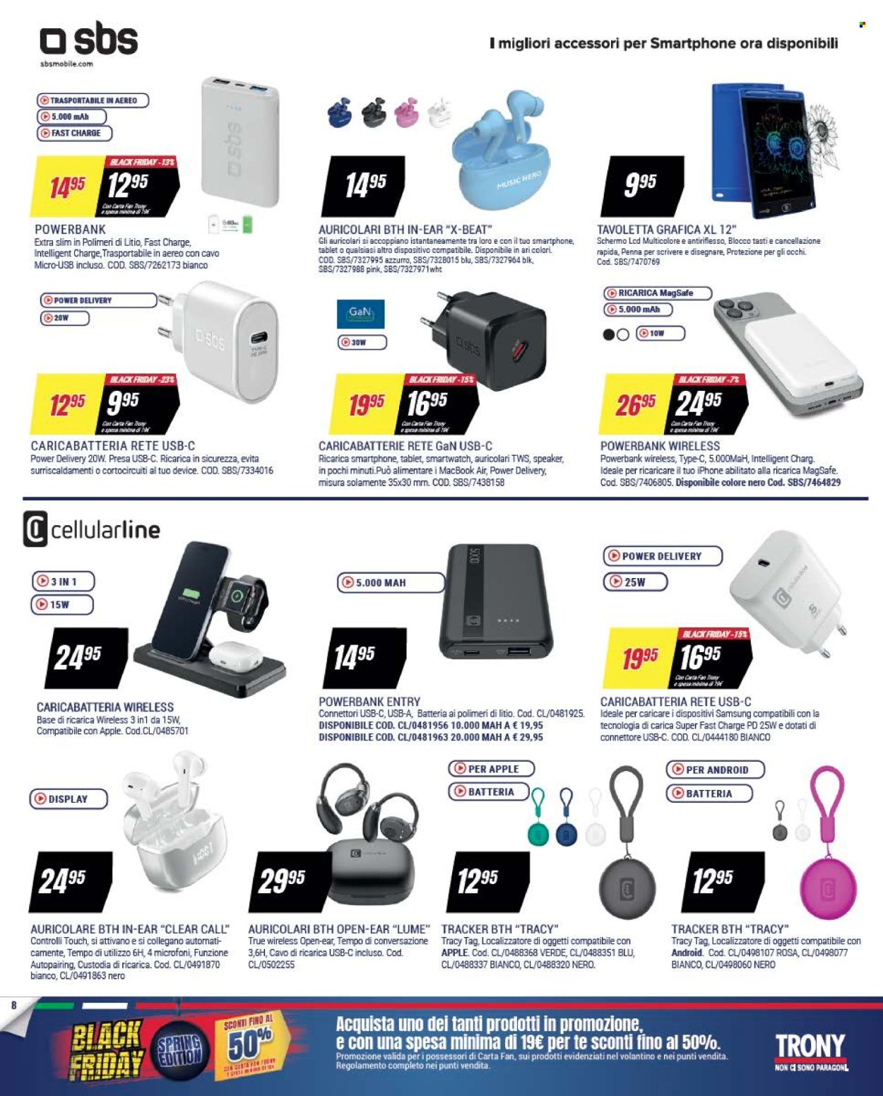 Volantino Trony - 19/3/2026 - 1/4/2026. Pagina 8
