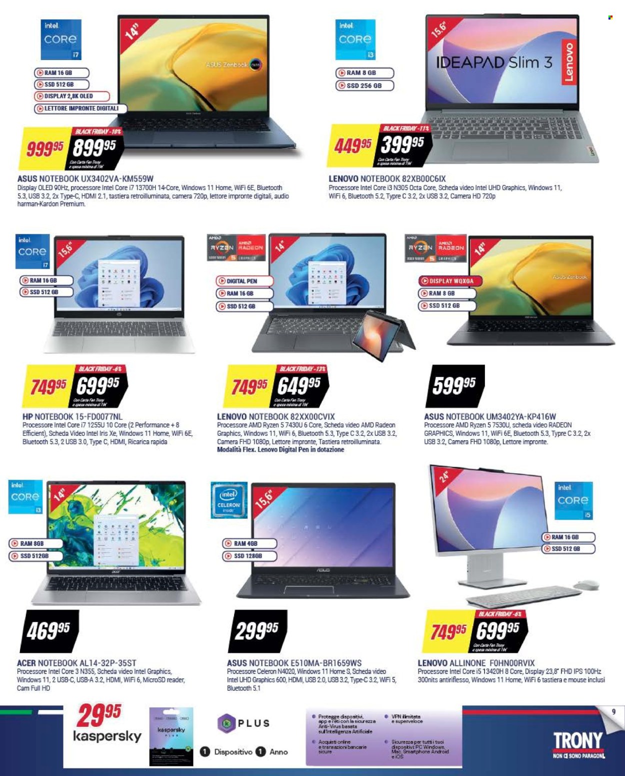 Volantino Trony - 19/3/2026 - 1/4/2026. Pagina 9