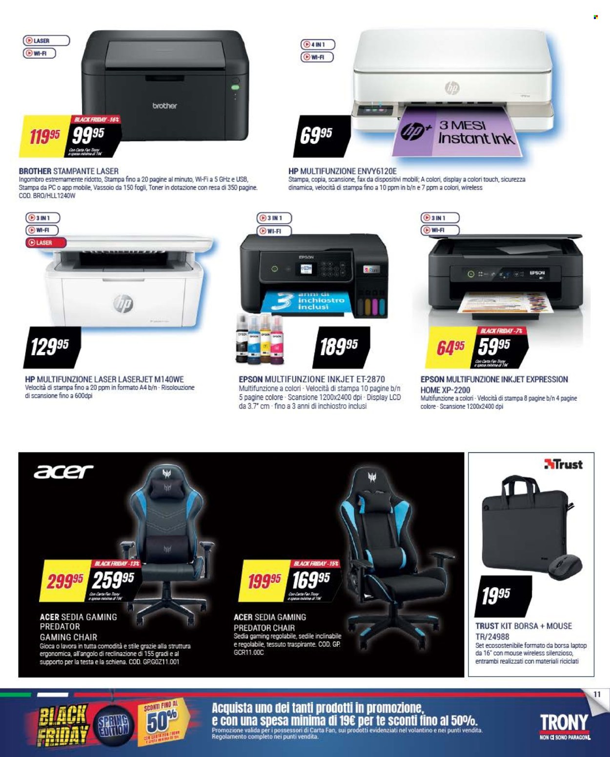 Volantino Trony - 19/3/2026 - 1/4/2026. Pagina 11